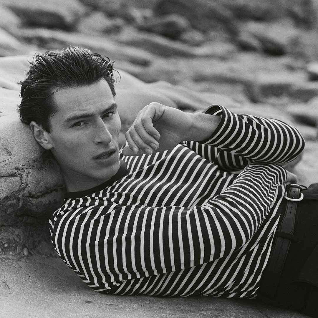 Tee Shirt Joritz | breton stripe deep marine