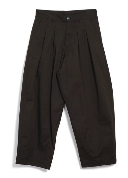 Andrew super wide cut trousers | coffee drill