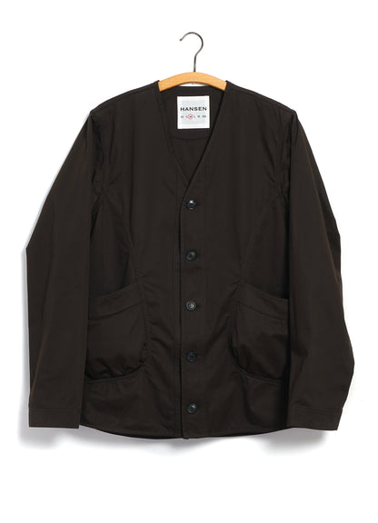 Bernard loose fit light jacket | coffee drill