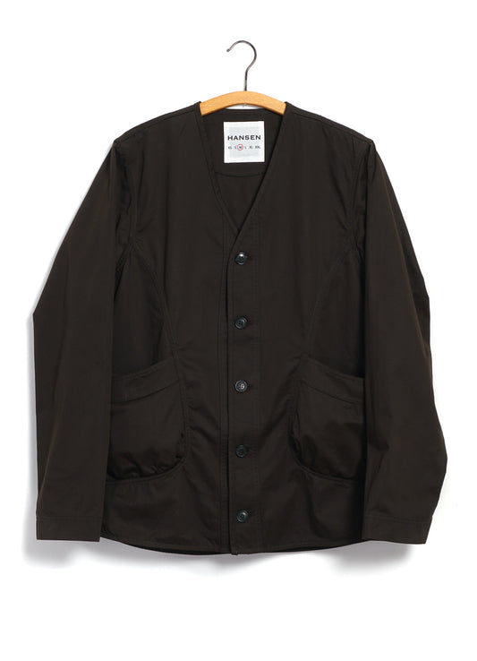 Bernard loose fit light jacket | coffee drill