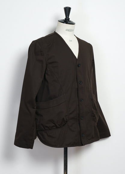Bernard loose fit light jacket | coffee drill