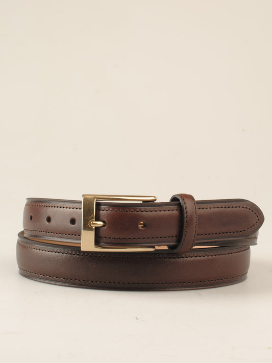 30mm Lux kantsyet brun | Egeskov blank messing