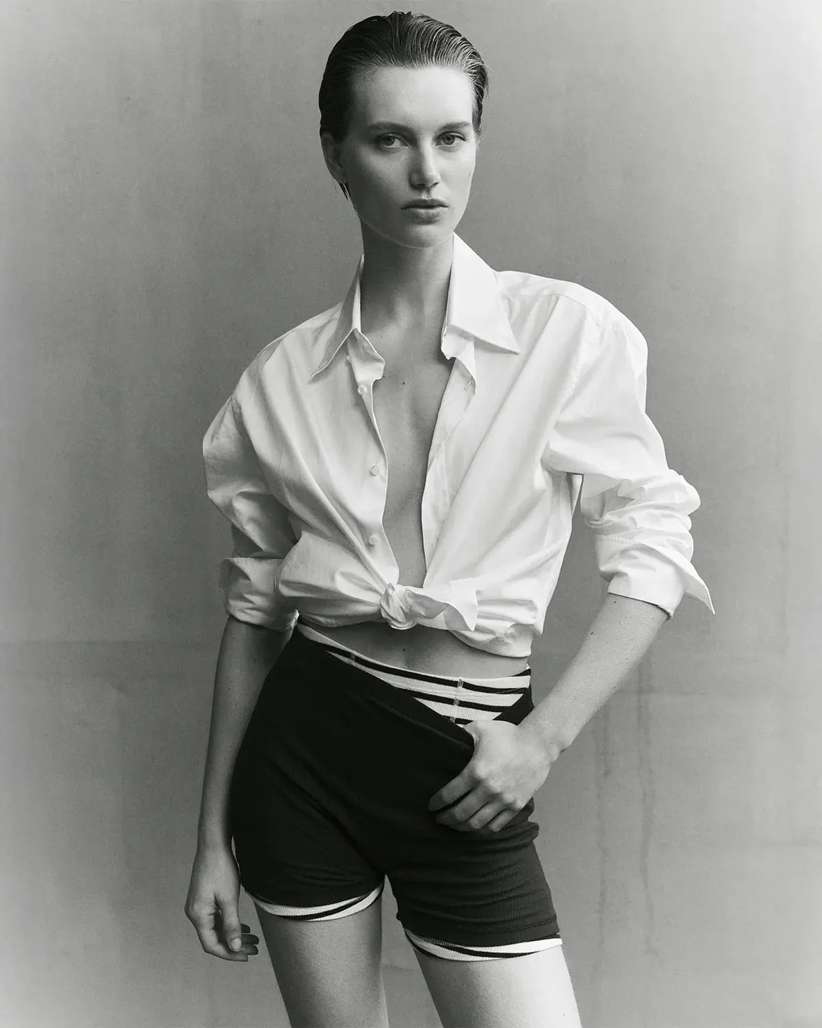 Jone Boxer | breton stripe natural/marine