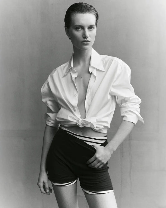 Jone Boxer | breton stripe natural/marine