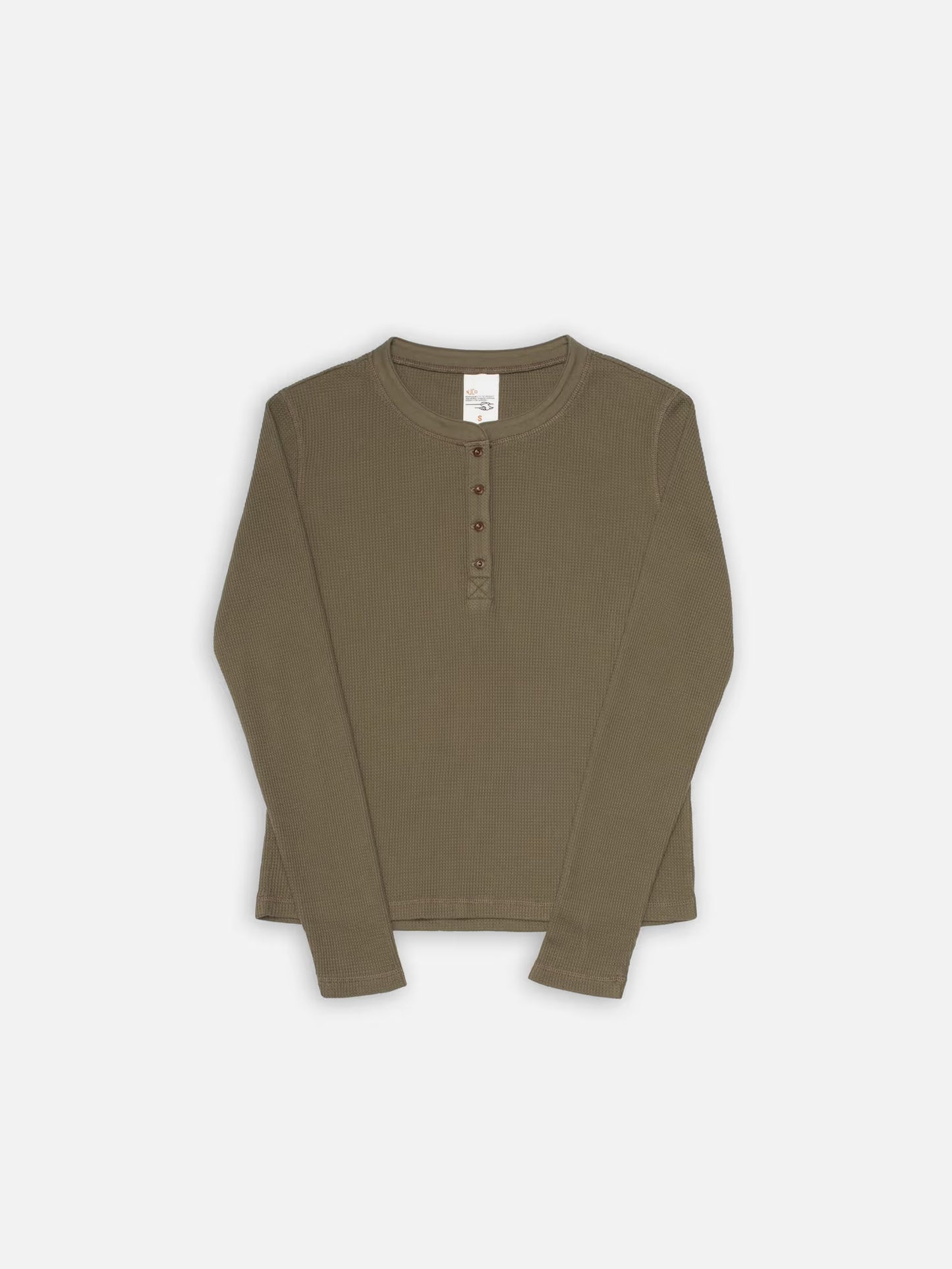 Mira Henley Waffle | olive