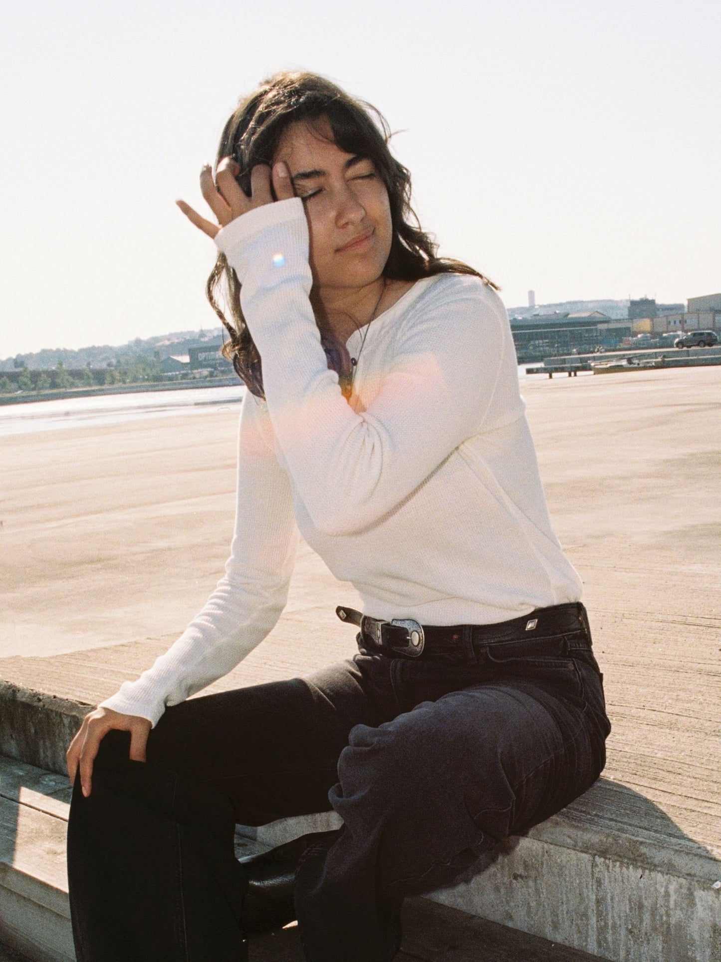 Mira Henley Waffle | egg white