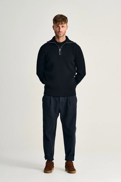 Fender | kort lynlås | navy blue