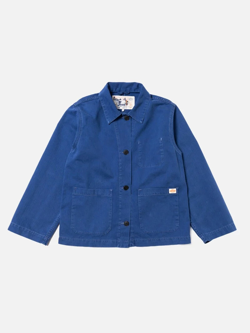 Lovis Herringbone Jacket | blue