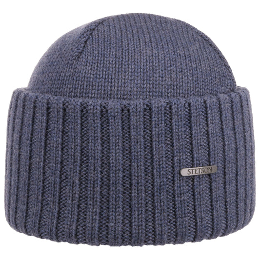 Beanie Merino | blå