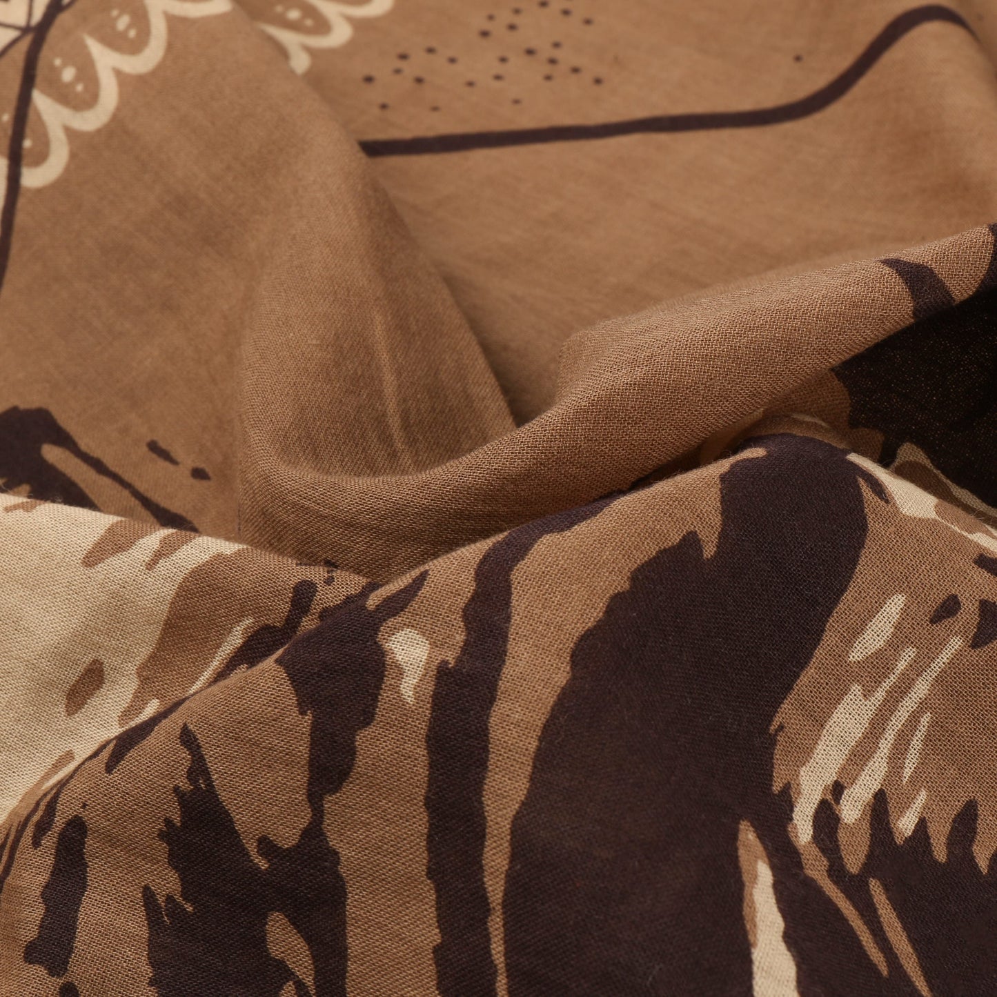 Bandana 65x65 | last drop brun