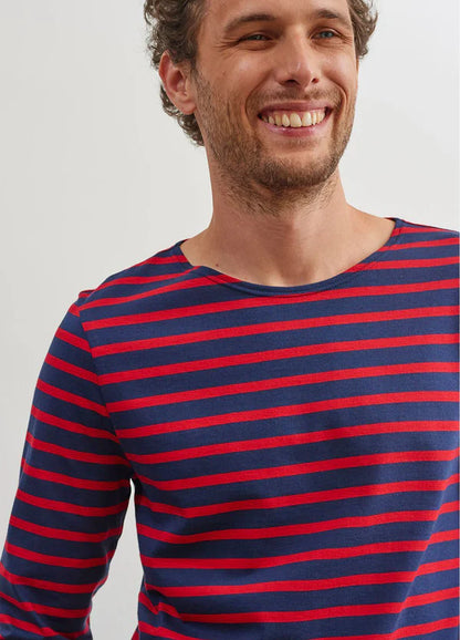 Minquiers unisex t-shirt | marine/tulipe