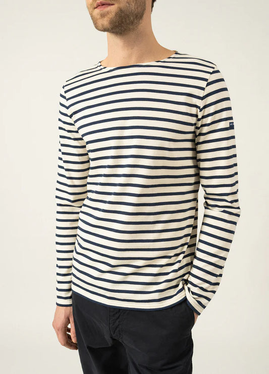 Minquiers unisex t-shirt | ecru/marine
