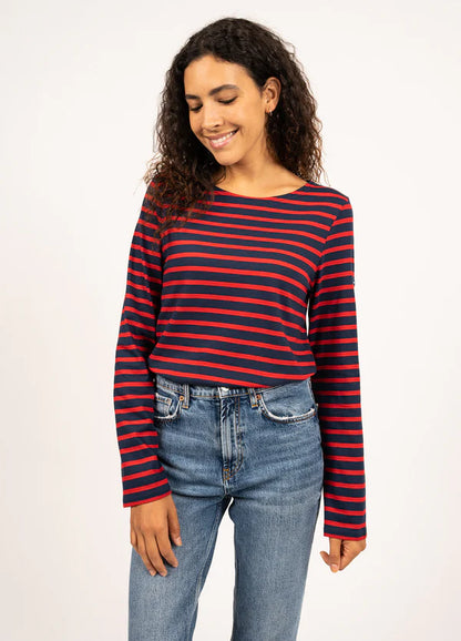Minquiers unisex t-shirt | marine/tulipe
