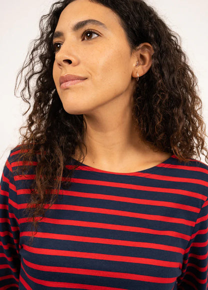 Minquiers unisex t-shirt | marine/tulipe