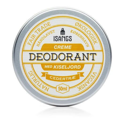 Creme deodorant med Kiseljord | Cedertræ