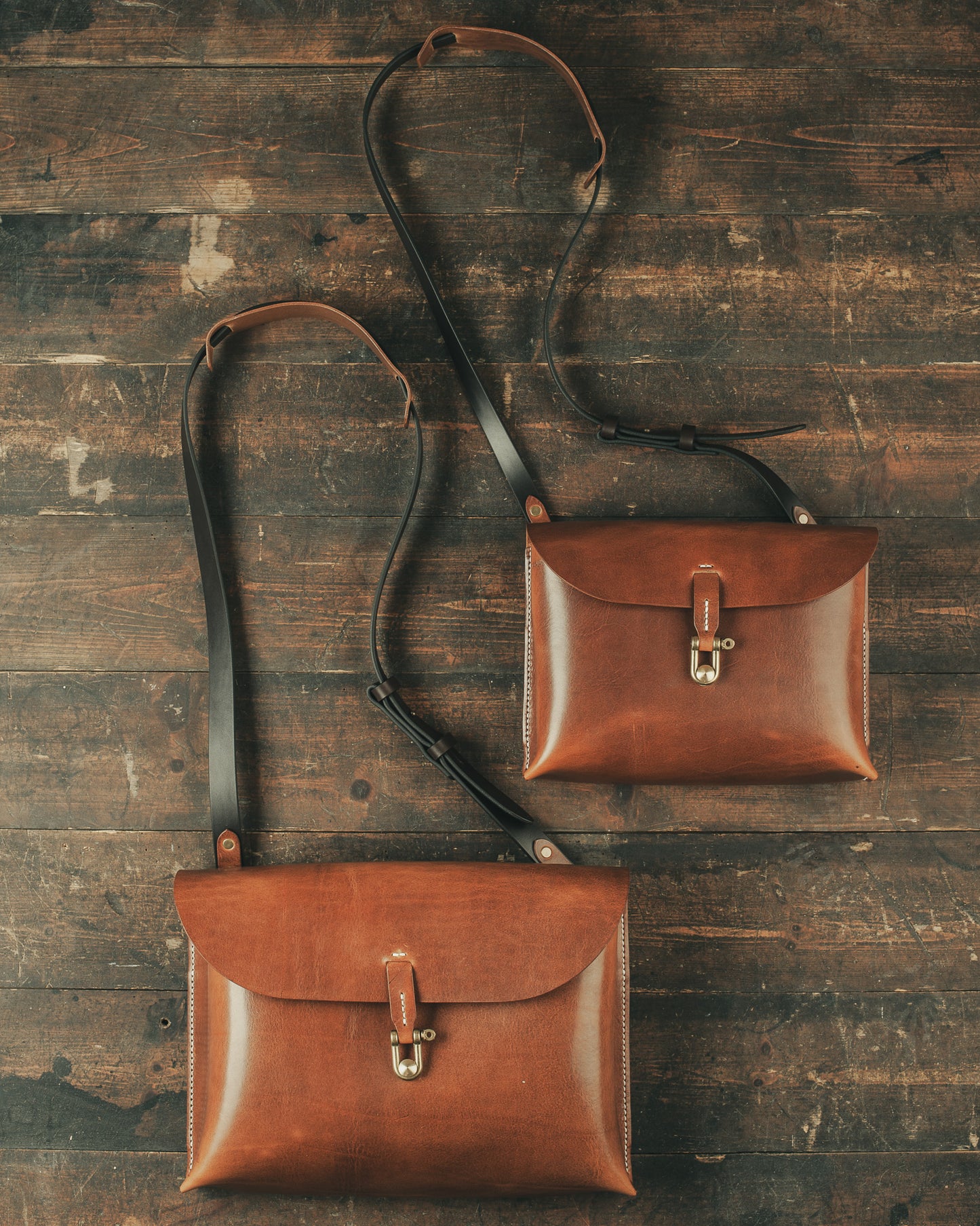 Messenger taske Lille | cognac