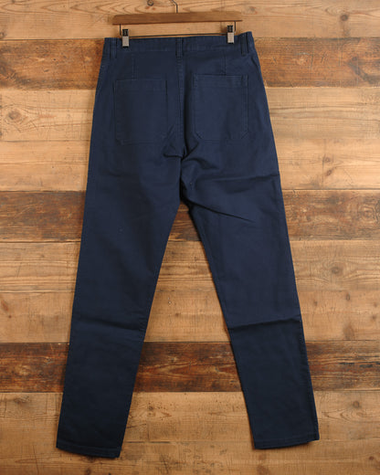 Trousers | organic twill navy 1G55/264N