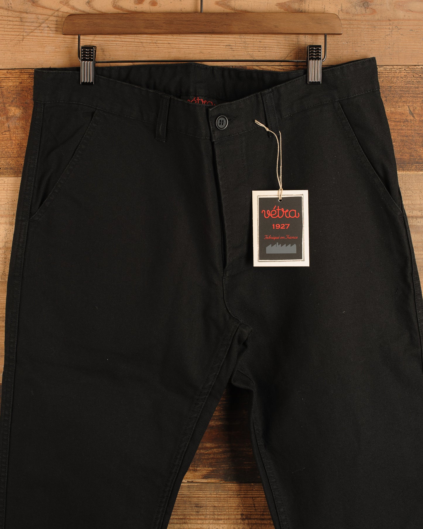 Trousers | organic twill black 1G50/264N