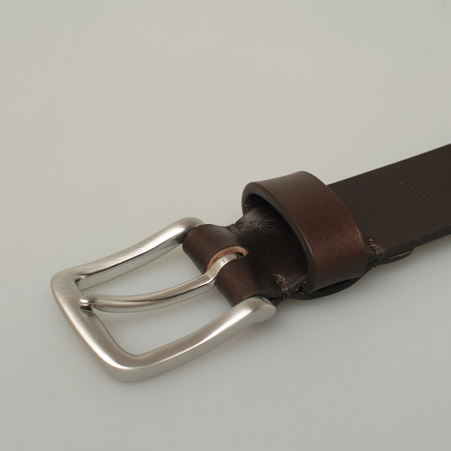 40mm Full grain brun | Flintholm satin