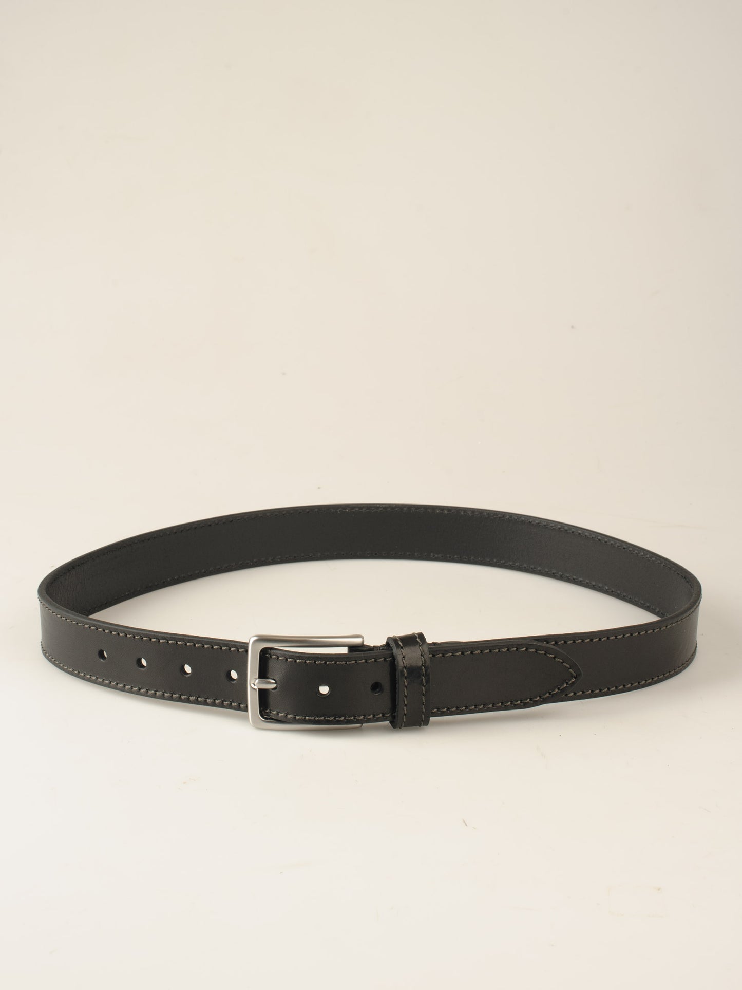 35mm Kantsyet bælte sort | Vejstrup satin