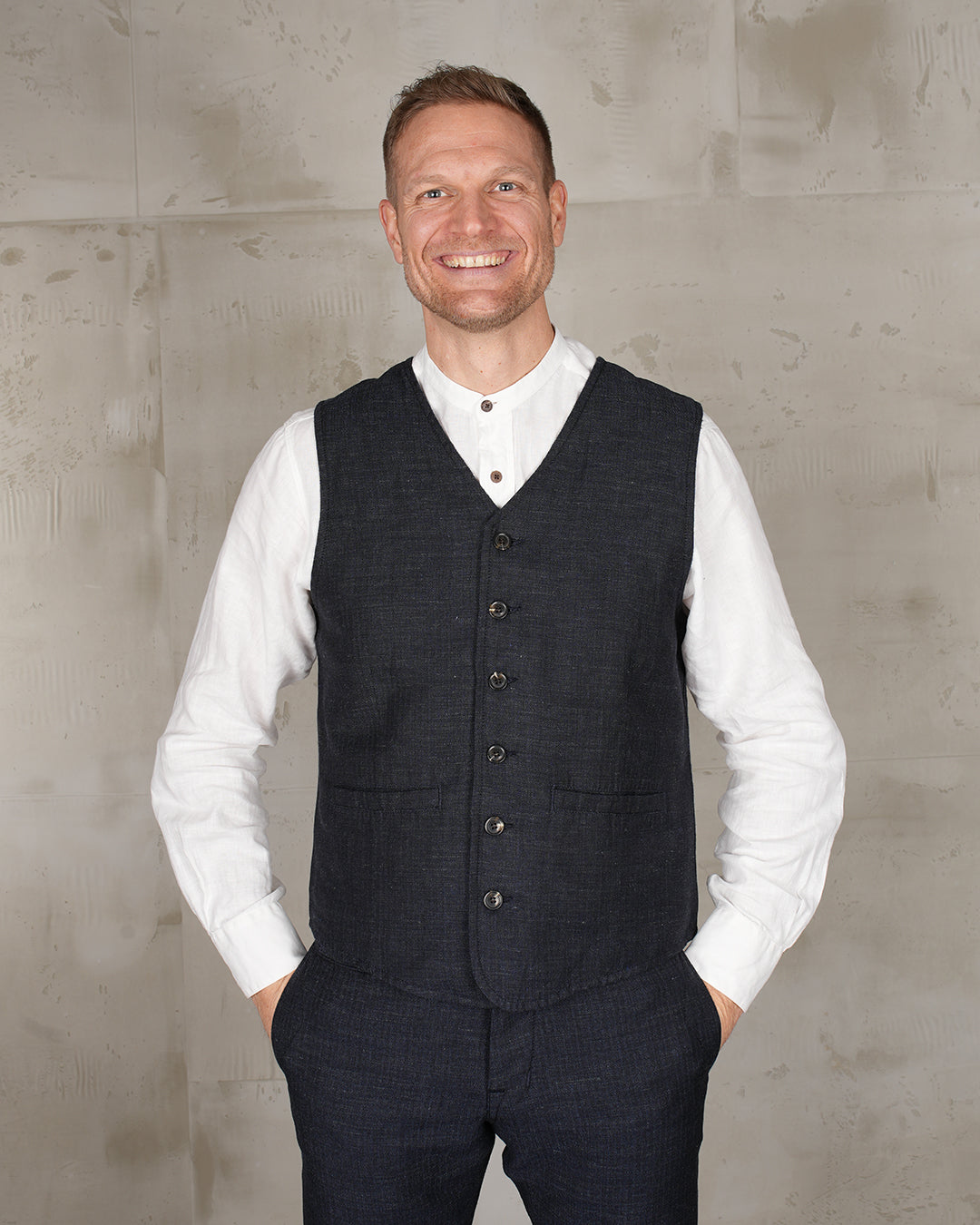 1905 Hauler vest | owen blue