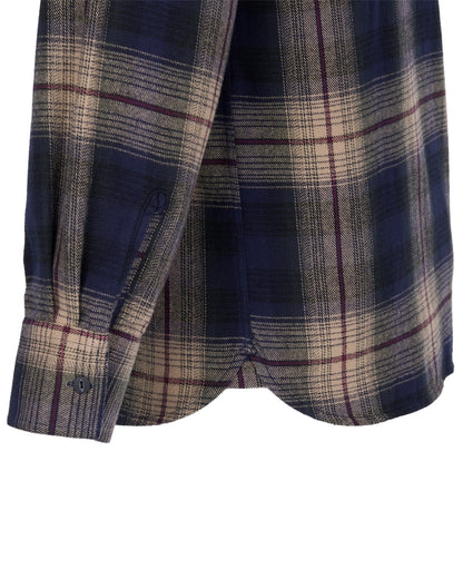 1937 Roamer Shirt Flannel | blue/beige