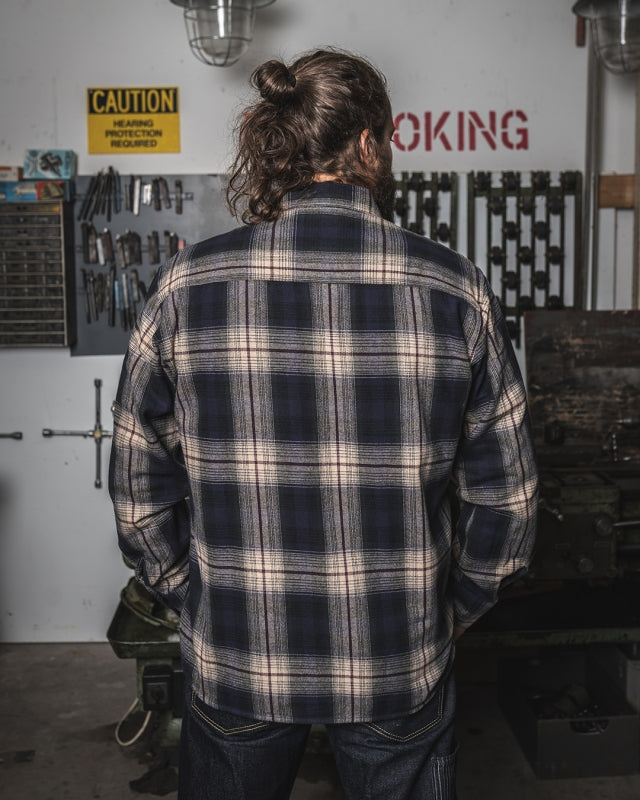 1937 Roamer Shirt Flannel | blue/beige