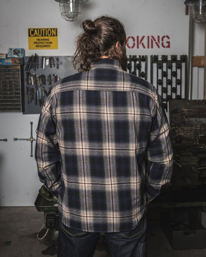 1937 Roamer Shirt Flannel | blue/beige