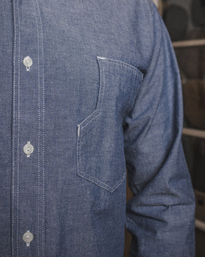 1937 Roamer Shirt | blue chambray