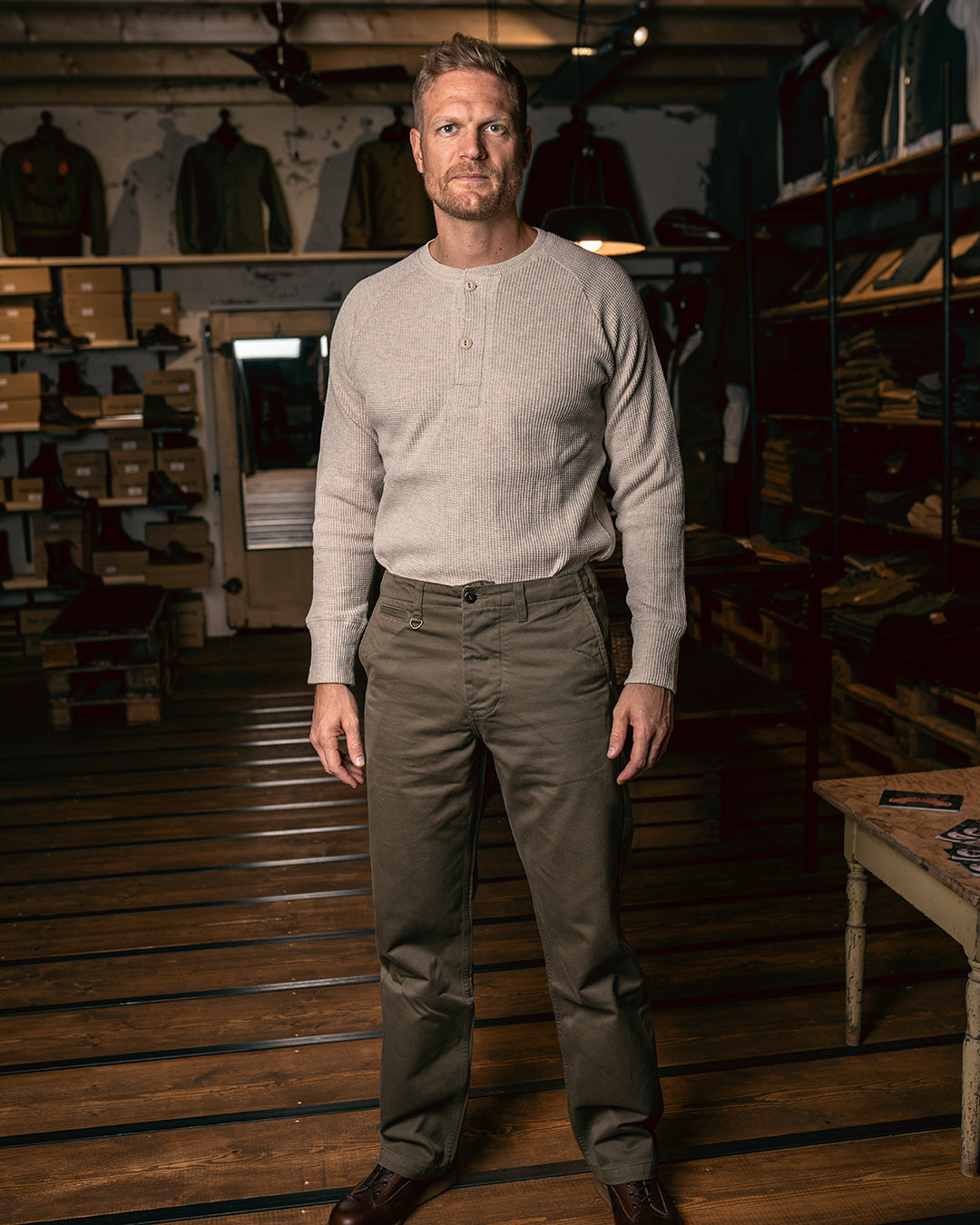 1936 Waffle Shirt | Natural