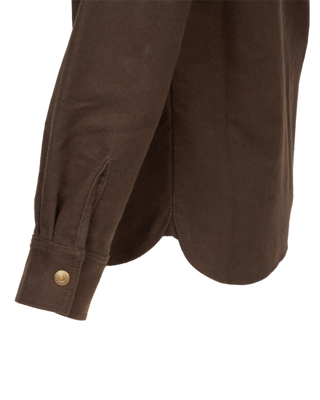 1943 CPO Shirt Moleskin | soil brown