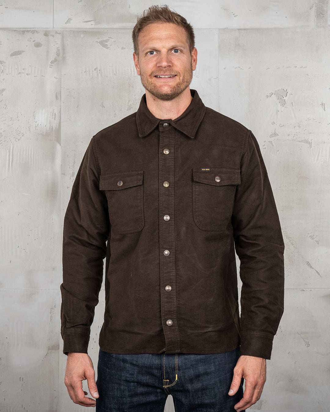 1943 CPO Shirt Moleskin | soil brown