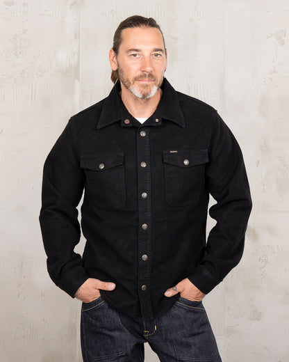 1943 CPO Shirt Moleskin | sulphur black