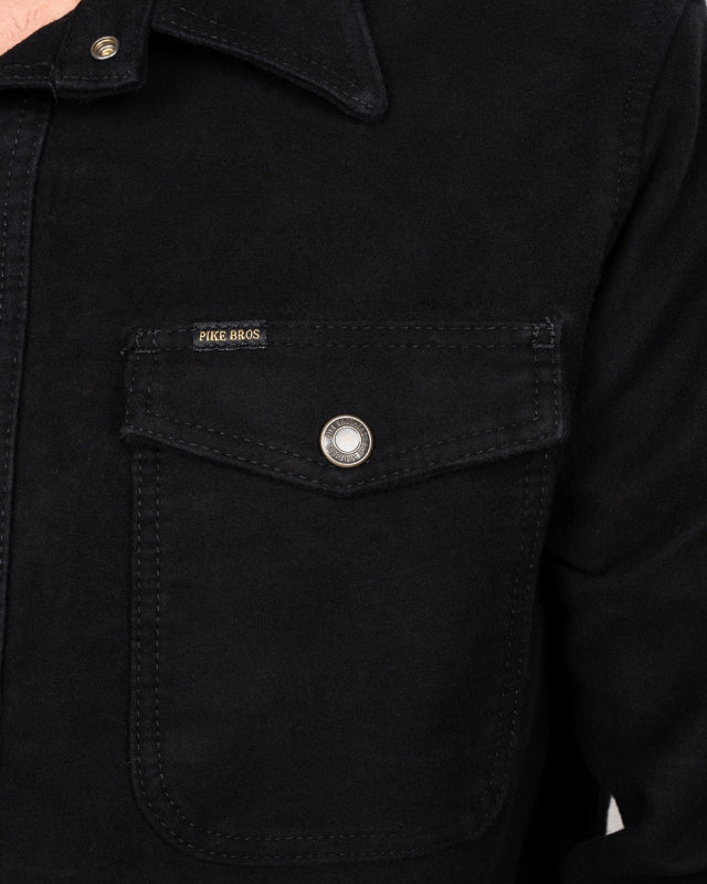 1943 CPO Shirt Moleskin | sulphur black