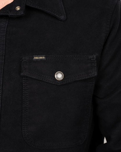 1943 CPO Shirt Moleskin | sulphur black