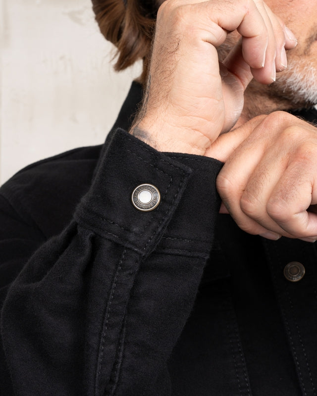 1943 CPO Shirt Moleskin | sulphur black