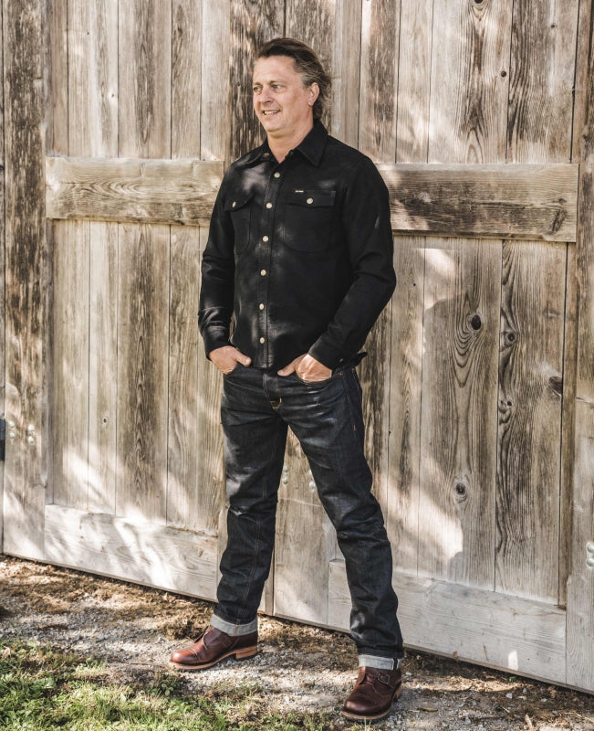 1943 CPO Shirt Moleskin | sulphur black