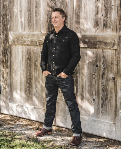 1943 CPO Shirt Moleskin | sulphur black