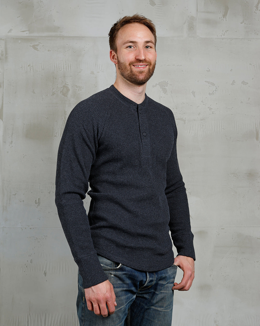 1936 Waffle Shirt | Iron Grey