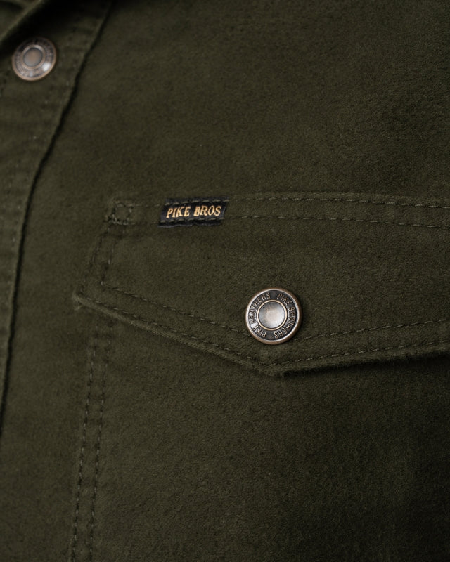 1943 CPO Shirt Moleskin | moss