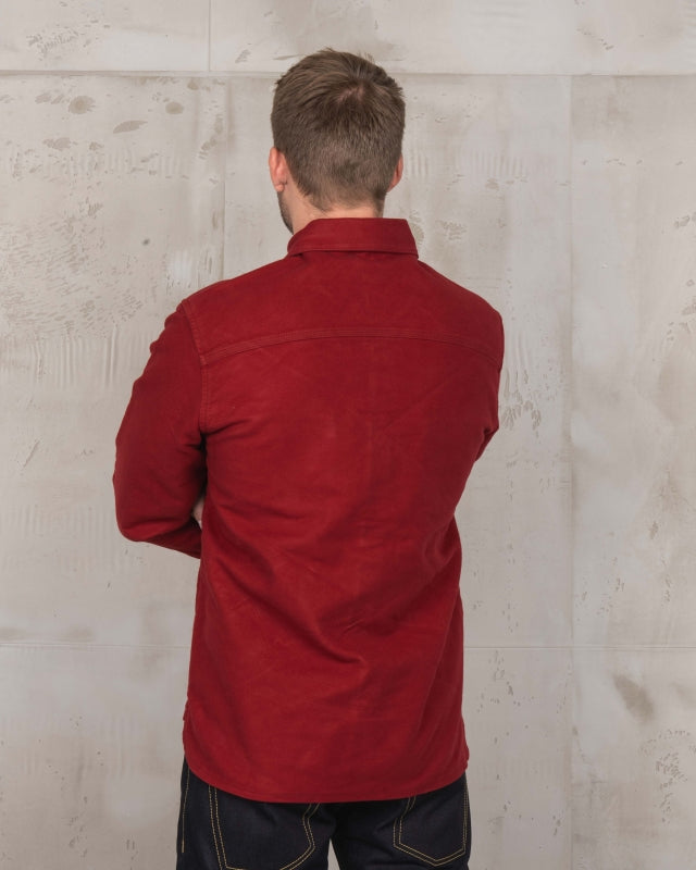 1943 CPO Shirt Moleskin | dark red