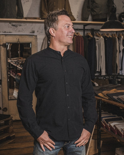 1923 Buccanoy Shirt | black chambray