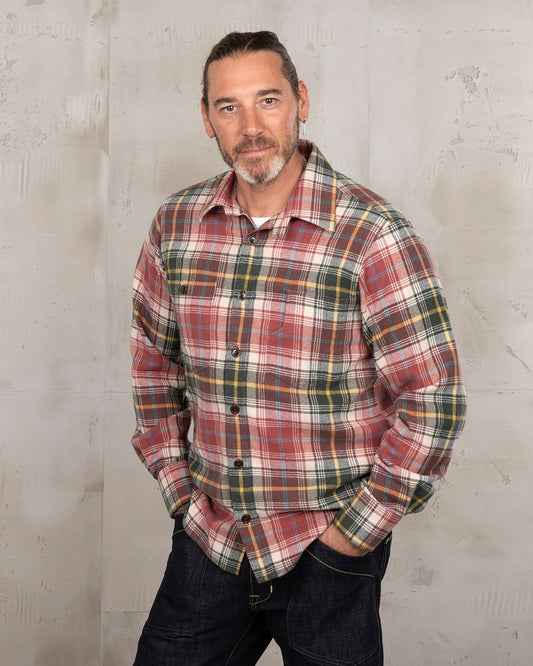 1937 Roamer Shirt Flannel | Alaska brick