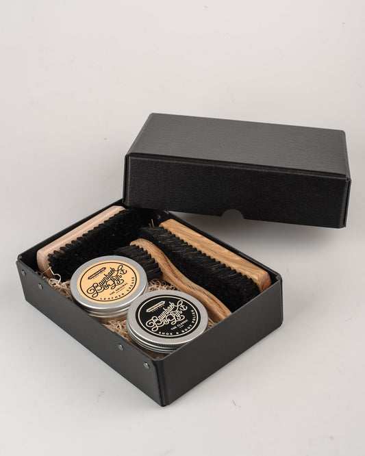 Sko- & Læderplejesæt | sort