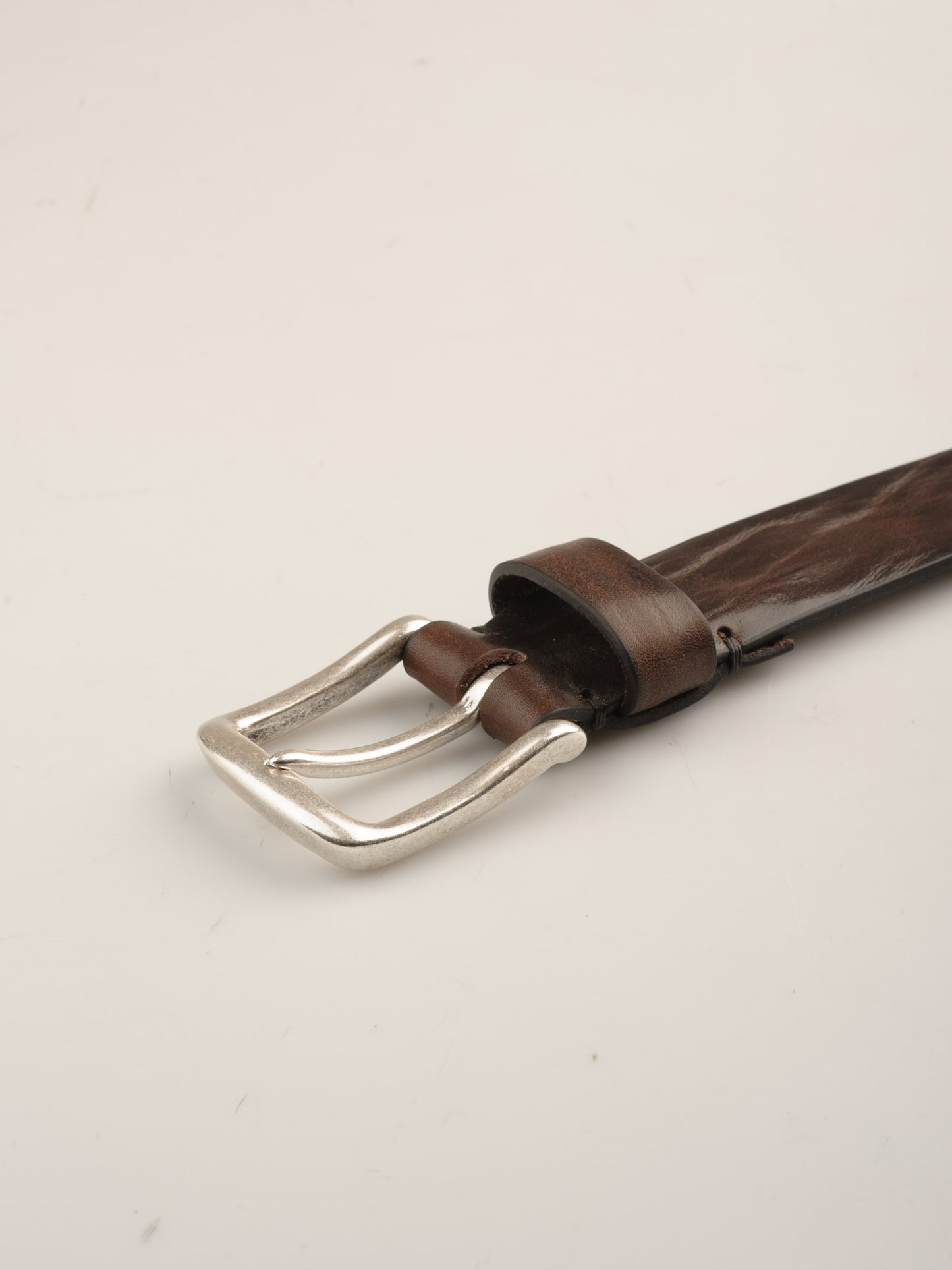 40mm Vintage kastanje | Flintholm antik nikkel