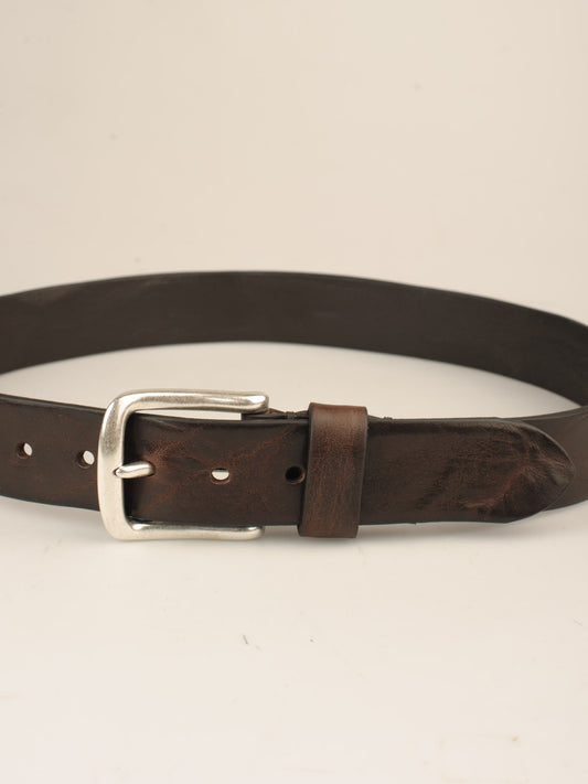 40mm Vintage kastanje | Flintholm antik nikkel