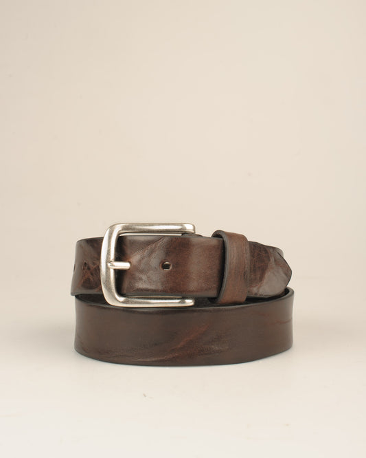 40mm Vintage kastanje | Flintholm antik nikkel