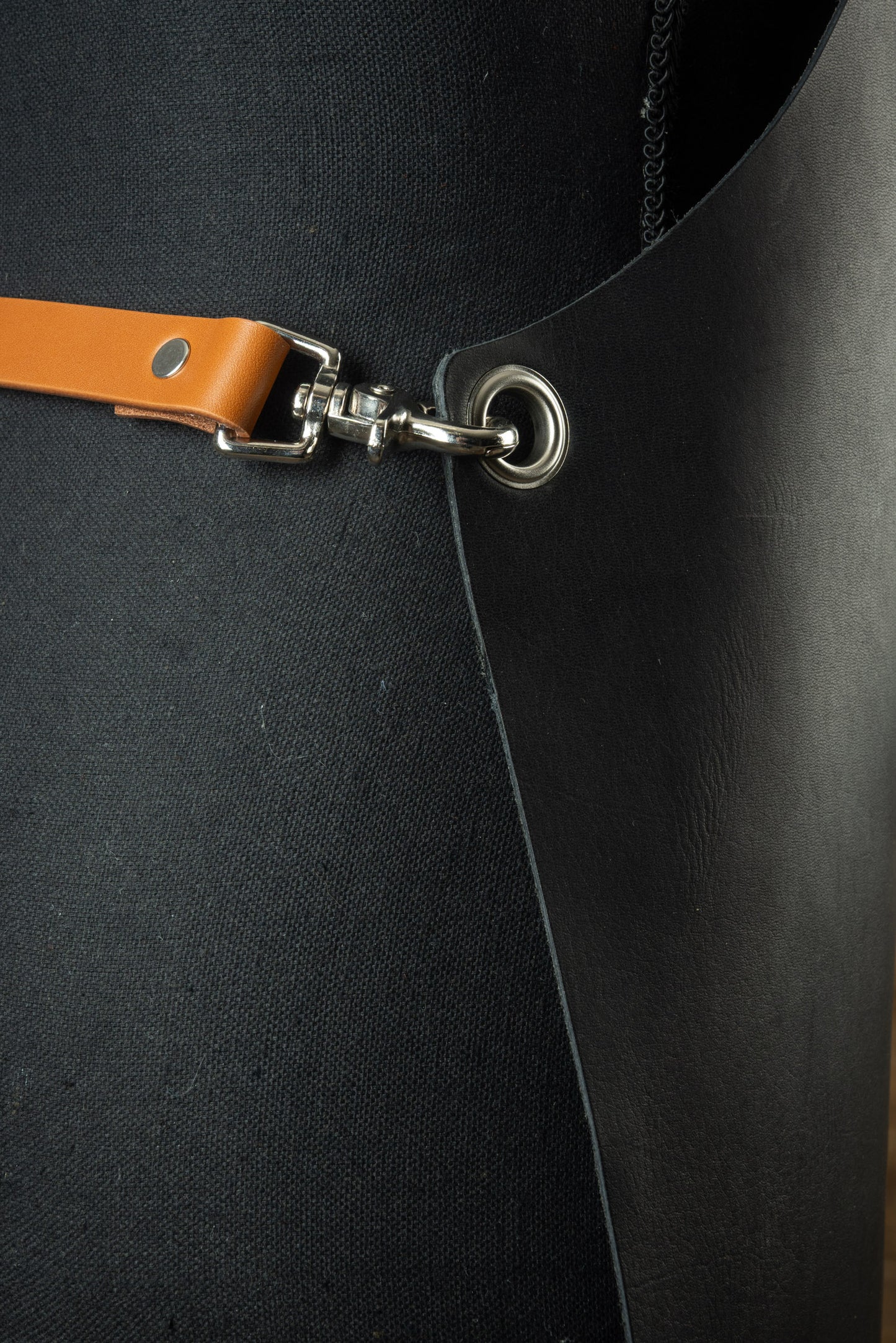 Læderforklæde | hector sort