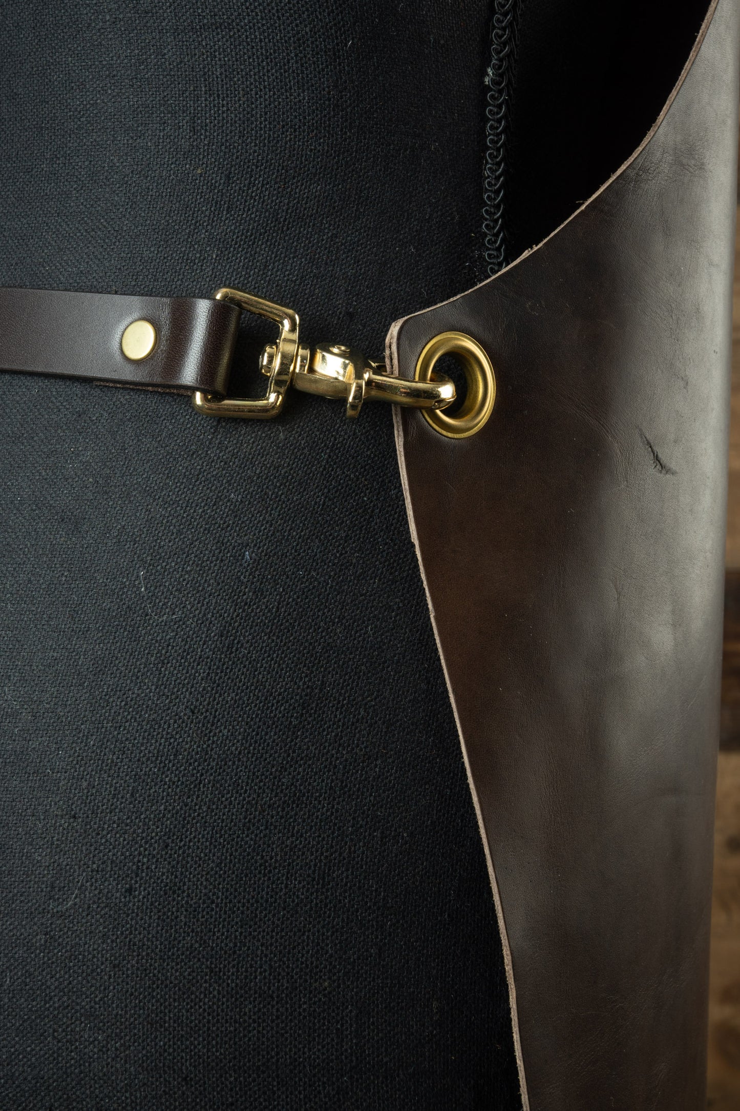 Læderforklæde | hector brun