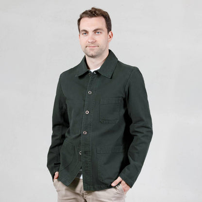 Workwear Jacket | organic twill 1G50/5C | dark khaki